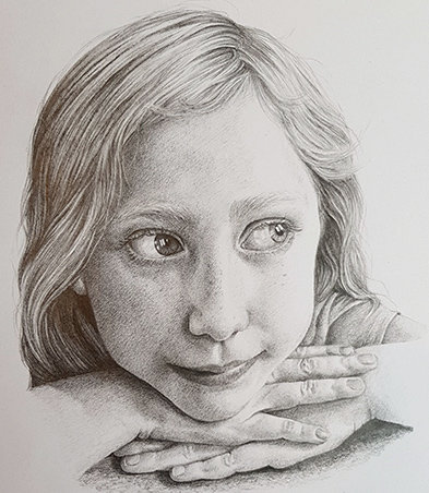 Girl drawing