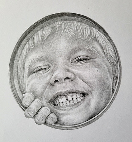 Boy in pencil