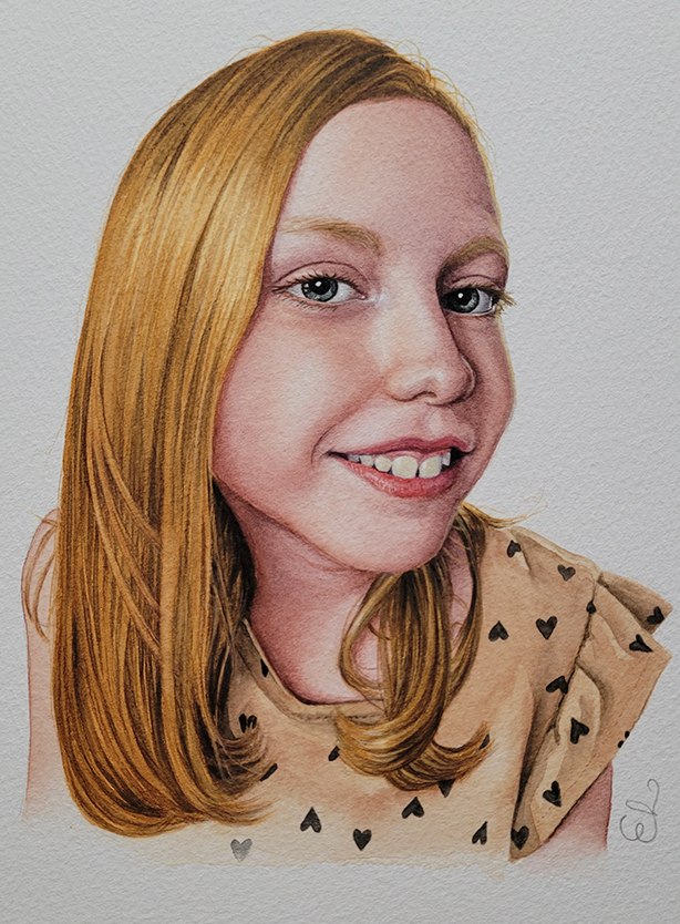 Painting of a girl